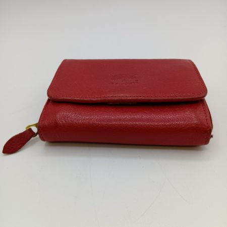  IL BISONTE イルビゾンテ 二つ折りショートウォレット 二つ折り財布  5442404340-ilb レッド