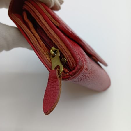  IL BISONTE イルビゾンテ 二つ折りショートウォレット 二つ折り財布  5442404340-ilb レッド