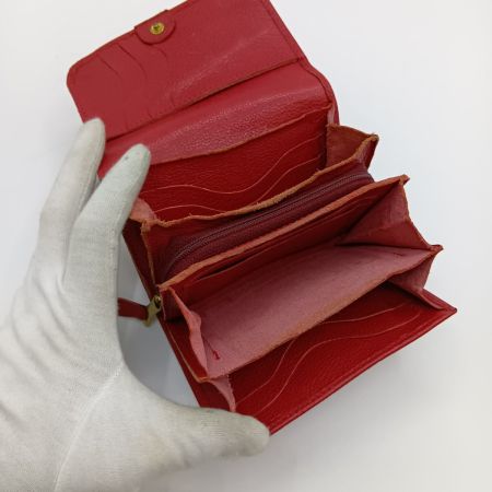  IL BISONTE イルビゾンテ 二つ折りショートウォレット 二つ折り財布  5442404340-ilb レッド
