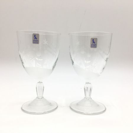  Laska Bohemiaglass ボヘミアガラス  スノークリスタル  ワイングラスペア KAL-400/2