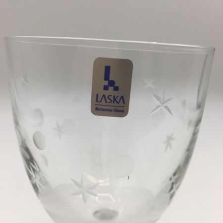  Laska Bohemiaglass ボヘミアガラス  スノークリスタル  ワイングラスペア KAL-400/2