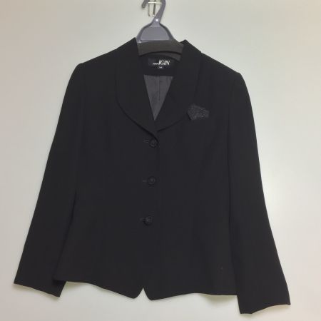  東京IGIN ブラックフォーマル　ジャケット&スカート　サイズ７号 ブラック 中古品