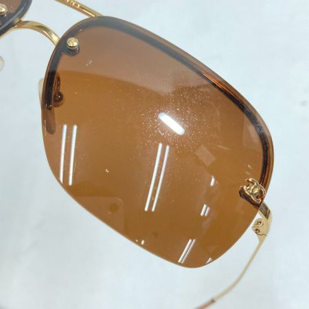  CHANEL シャネル サングラス 57□12-130 4012 ブラウン x ゴールド ココマーク 本体のみ