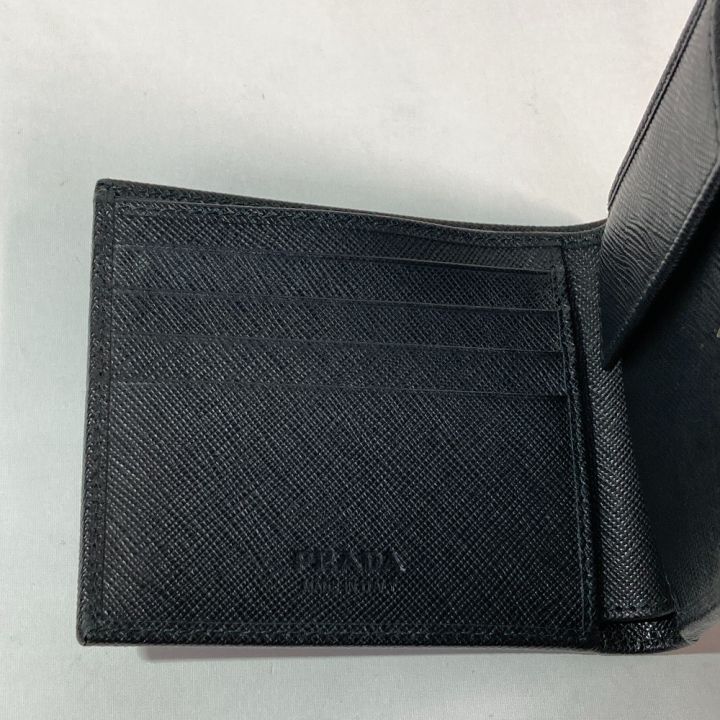 PRADA プラダ 2つ折り財布 2MO738 箱・ギャランティーカード付｜中古｜なんでもリサイクルビッグバン