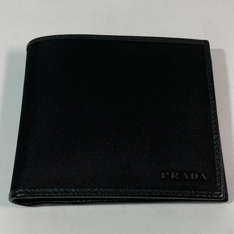 中古】 PRADA プラダ 2つ折り財布 2MO738 箱・ギャランティーカード付