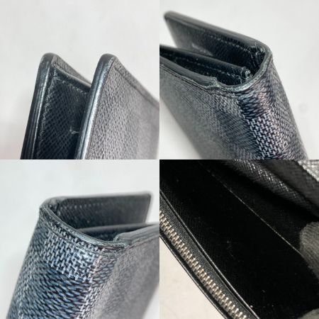  LOUIS VUITTON ルイヴィトン ダミエ・グラフィット ポルトフォイユ・ブラザ N62665 二つ折り 長財布