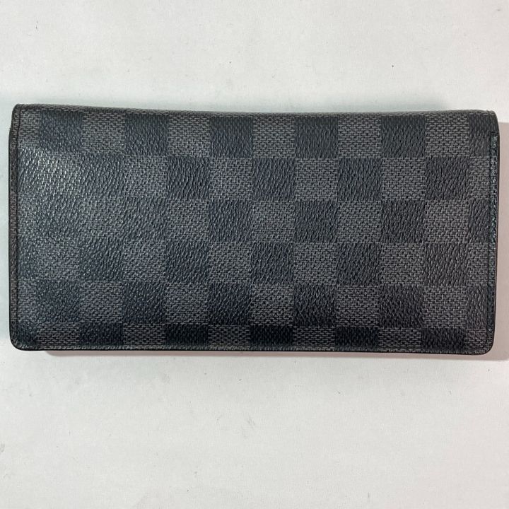 LOUIS VUITTON ルイヴィトン ダミエ・グラフィット ポルトフォイユ・ブラザ N62665 二つ折り 長財布 ｜中古｜なんでもリサイクルビッグバン