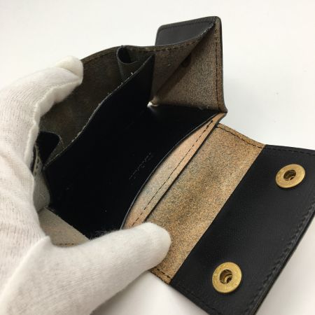  いたがき ベルト通し付き札入れ カードポケット付 ブラック Ｅ16911　箱付き