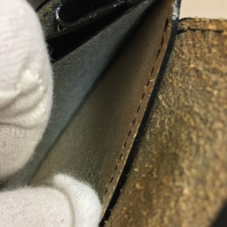  いたがき ベルト通し付き札入れ カードポケット付 ブラック Ｅ16911　箱付き