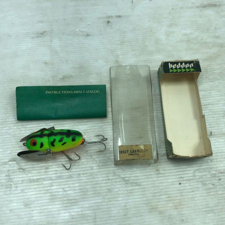   Heddon ヘドン クレイジークローラー 5/8 Fluorescent Green Crawdad 蛍光グリーン 箱あり