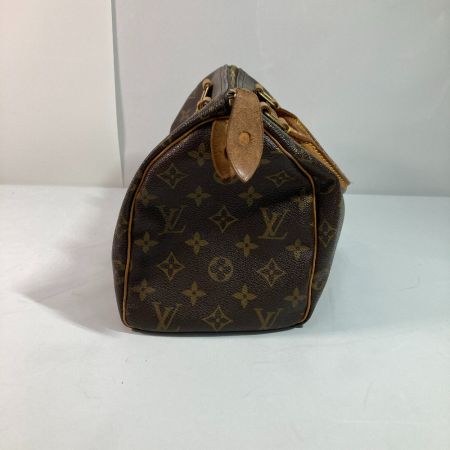  LOUIS VUITTON ルイヴィトン モノグラム スピーディ25 M41528 ブラウン x ゴールド ボストンバッグ ハンドバッグ