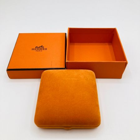  HERMES エルメス ジャンボブレスレット ダメージ多 箱付 ブラウン x ゴールド