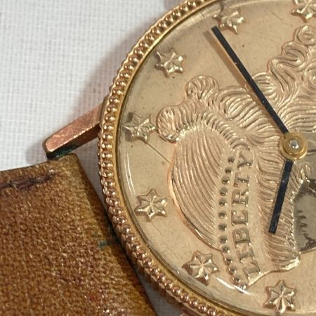  TRESSA LIBERTY リバティー 自由の女神 ゴールド 腕時計 手巻き