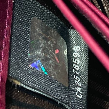  FENDI フェンディ ラウンドファスナー財布 エナメル 8M0024・A05・129・2513 ボルドー