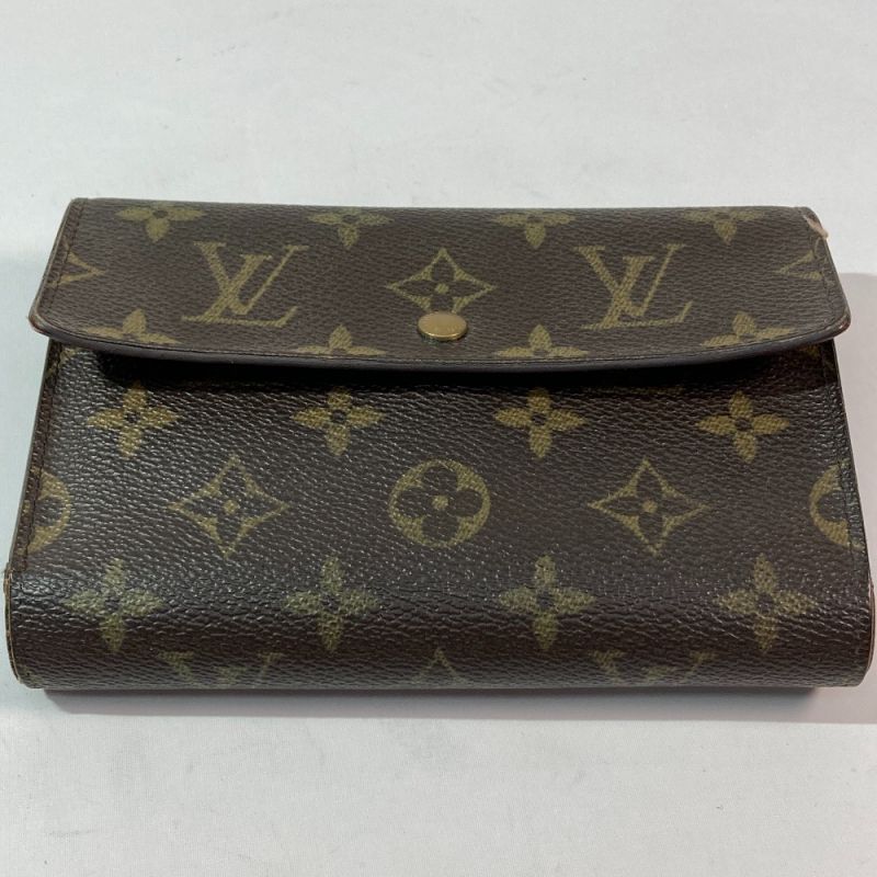 中古】 LOUIS VUITTON ルイヴィトン 3つ折り財布 ポルトトレゾール