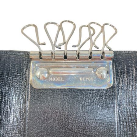  GUCCI グッチ キーケース 6連 033･0416 1811 ブラック x シルバー