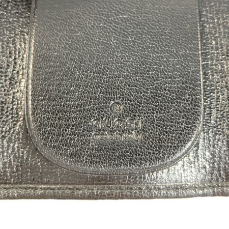  GUCCI グッチ キーケース 6連 033･0416 1811 ブラック x シルバー