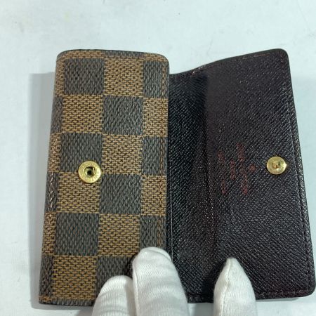  LOUIS VUITTON ルイヴィトン ダミエ ミュルティクレ4 N62631 キーケース 4連