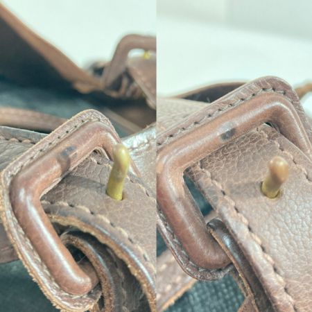  GENTEN ゲンテン レッジェーロII レンガ x ゴールド ショルダーバッグ トートバッグ レディース