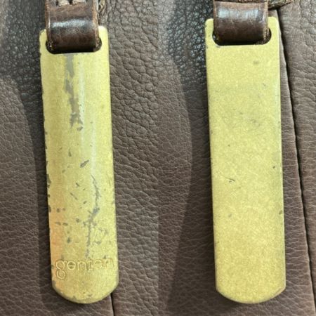  GENTEN ゲンテン レッジェーロII レンガ x ゴールド ショルダーバッグ トートバッグ レディース