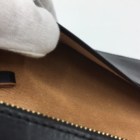  PORTER ポーター 2つ折り長財布 ブラック レザー 中古品 ブラック キズ・汚れあり