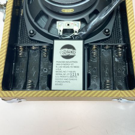  Pignose ピグノーズ 7-100R ツイード仕様 小型ギターアンプ 本体のみ 通電のみ確認 ジャンク