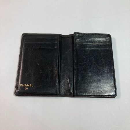  CHANEL シャネル 名刺入れ カードケース ラムスキン ブラック
