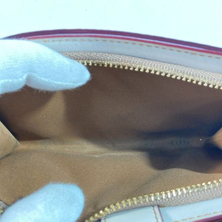  COACH コーチ 二つ折り財布 33034 ベージュ x ホワイト シグネチャー コーナージップ