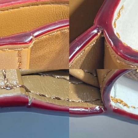  COACH コーチ 二つ折り財布 33034 ベージュ x ホワイト シグネチャー コーナージップ