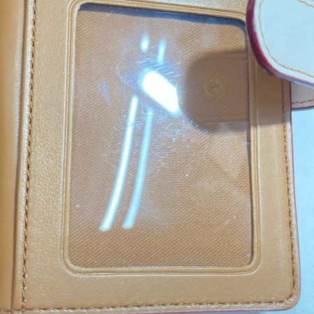  COACH コーチ 二つ折り財布 33034 ベージュ x ホワイト シグネチャー コーナージップ