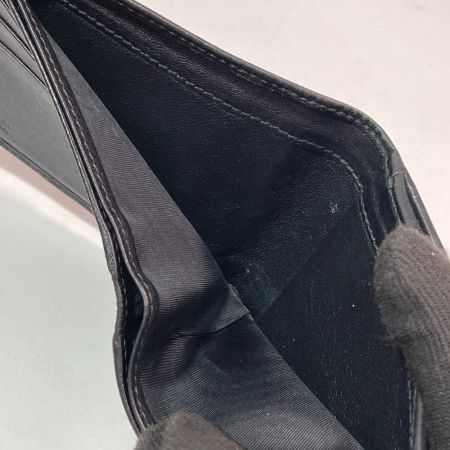  GUCCI グッチ 二つ折り財布 グッチシマ メンズ 255852・0416 ブラック
