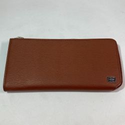 ◎◎ PORTER ポーター 吉田カバン L字ラウンドファスナー長財布 カレント 052-02210 ブラウン Aランク
