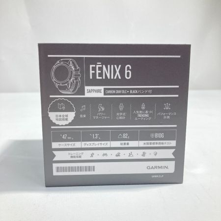  GARMIN fenix 6 Sapphire フェニックス6 サファイア ブラック 腕時計 スマートウォッチ