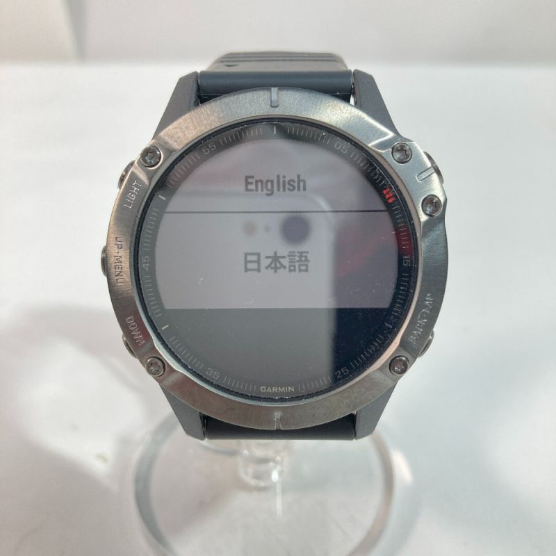 中古】 GARMIN fenix 6 Sapphire フェニックス6 サファイア ブラック 