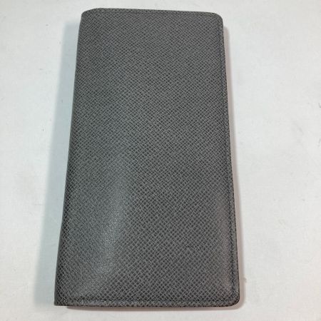  LOUIS VUITTON ルイヴィトン ポルトフォイユ ロン メンズ 二つ折り財布 タイガ M33401 グレー イニシャル入り