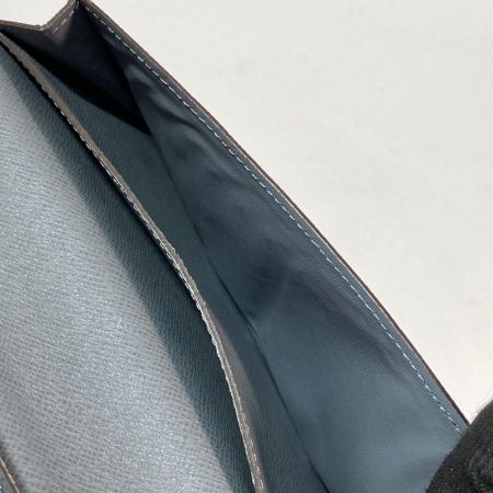  LOUIS VUITTON ルイヴィトン ポルトフォイユ ロン メンズ 二つ折り財布 タイガ M33401 グレー イニシャル入り