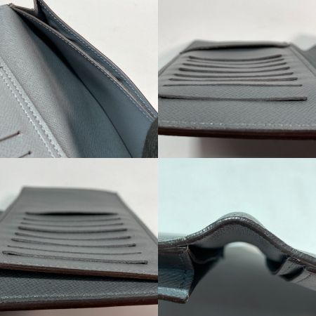  LOUIS VUITTON ルイヴィトン ポルトフォイユ ロン メンズ 二つ折り財布 タイガ M33401 グレー イニシャル入り