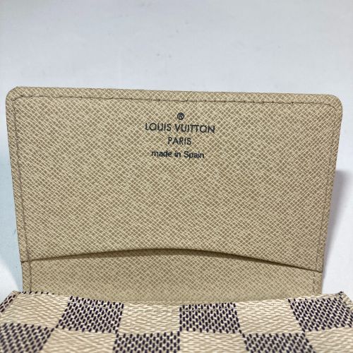 中古】 LOUIS VUITTON ルイヴィトン ダミエ アズール アンヴェロップ