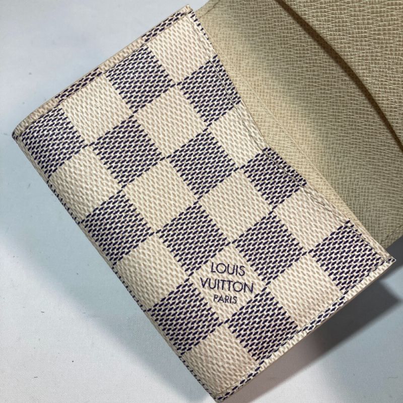 中古】 LOUIS VUITTON ルイヴィトン ダミエ アズール アンヴェロップ