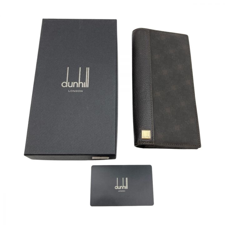 dunhill ダンヒル 財布 長財布 箱付 ブラウン｜中古｜なんでもリサイクルビッグバン