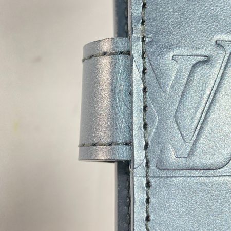  LOUIS VUITTON ルイヴィトン モノグラム・マット アジェンダPM R20935 ブルー