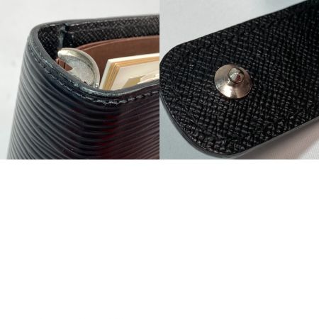  LOUIS VUITTON ルイヴィトン エピ アジェンダ MM 手帳カバー R20202 ブラック