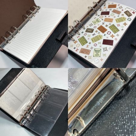  LOUIS VUITTON ルイヴィトン エピ アジェンダ MM 手帳カバー R20202 ブラック
