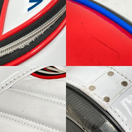  AKIRA キャディバッグ　白青赤 トリコロールカラー 9型 5kg 6分割