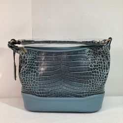 ◎◎ COCOCELUX GOLD 2WAYバッグ 226AF0190 ブルー ショルダーバッグ ハンドバッグ Sランク