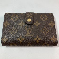◎◎ LOUIS VUITTON ルイヴィトン モノグラム ポルトモネ・ビエ ヴィエノワ M61663 2つ折り財布 Cランク