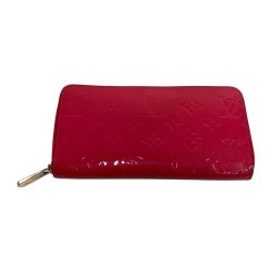 ◎◎ LOUIS VUITTON ルイヴィトン ヴェルニ ジッピー・ウォレット M93058 ピンク 長財布 ラウンドファスナー Bランク