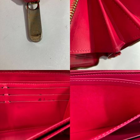  LOUIS VUITTON ルイヴィトン ヴェルニ ジッピー・ウォレット M93058 ピンク 長財布 ラウンドファスナー