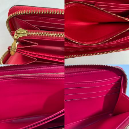  LOUIS VUITTON ルイヴィトン ヴェルニ ジッピー・ウォレット M93058 ピンク 長財布 ラウンドファスナー