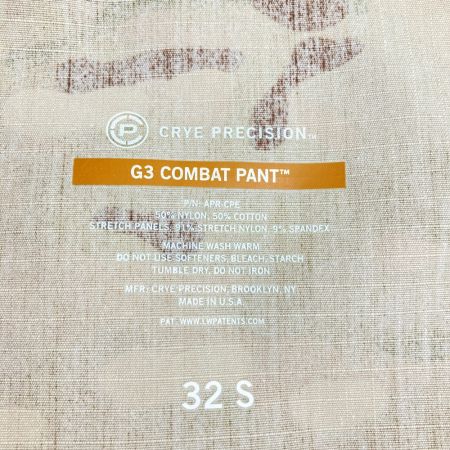   Crye Precision クライ・プレシジョン G3コンバットパンツ 32 Short マルチカム